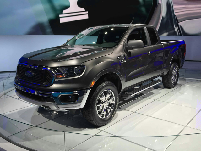A gray 2020 Ford Ranger