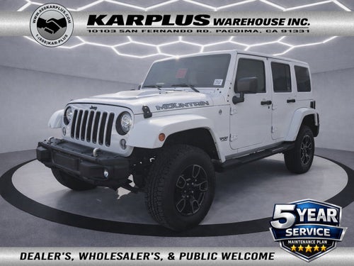 2017 Jeep Wrangler Unlimited Smoky Mountain