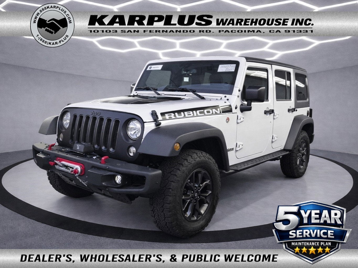 2018 Jeep Wrangler JK Unlimited Rubicon Recon