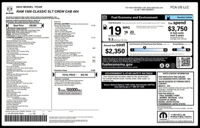 2023 RAM 1500 Classic SLT