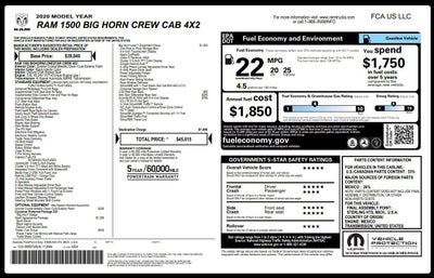 2020 RAM 1500 Big Horn