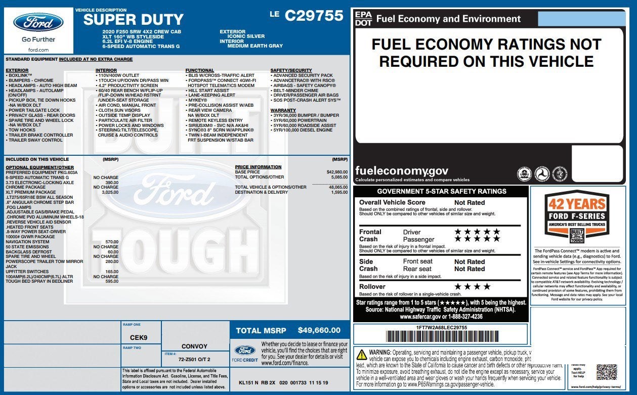 2020 Ford Super Duty F-250 SRW XLT