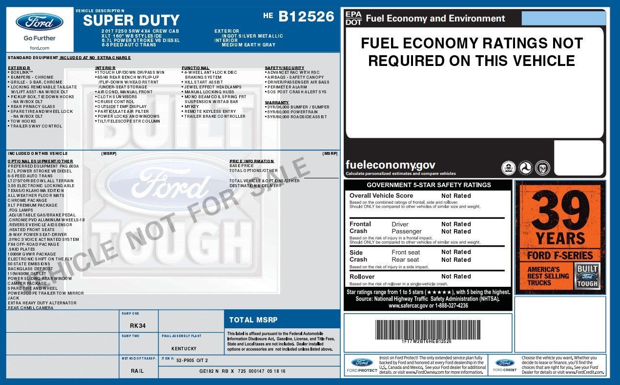 2017 Ford Super Duty F-250 SRW XLT