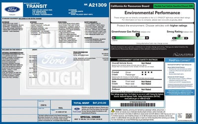 2022 Ford Transit Cargo Van T-350 148 EL HI RF 9500