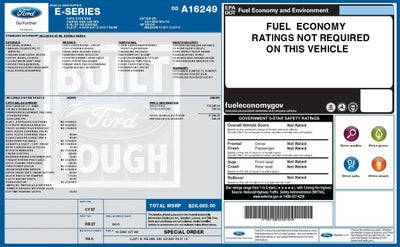 2013 Ford Econoline Cargo Van Commercial