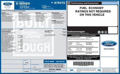 2014 Ford Econoline Cargo Van Commercial