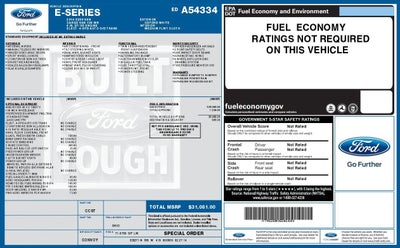 2014 Ford Econoline Cargo Van Commercial