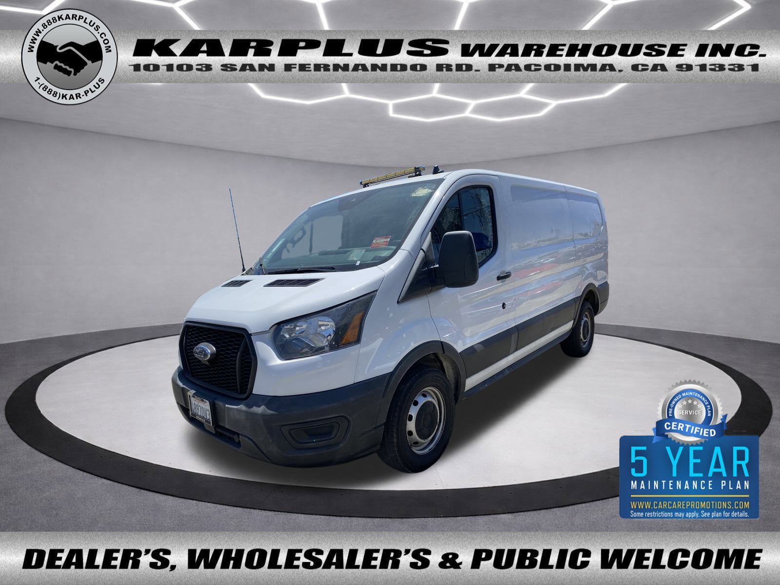 2023 Ford Transit Cargo Van T-150 130" Low Rf 8670 GVWR RWD