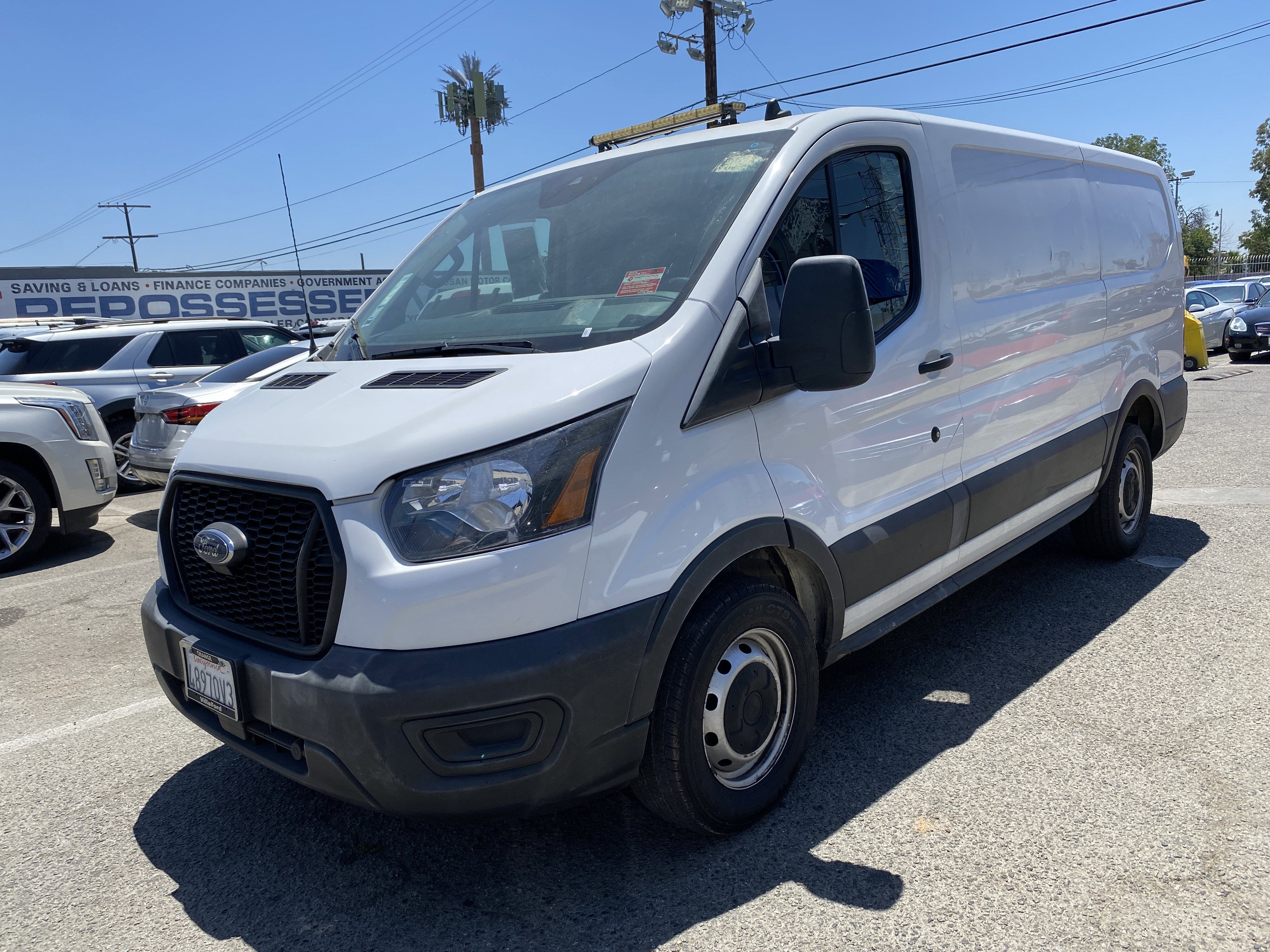2023 Ford Transit Cargo Van T-150 130" Low Rf 8670 GVWR RWD