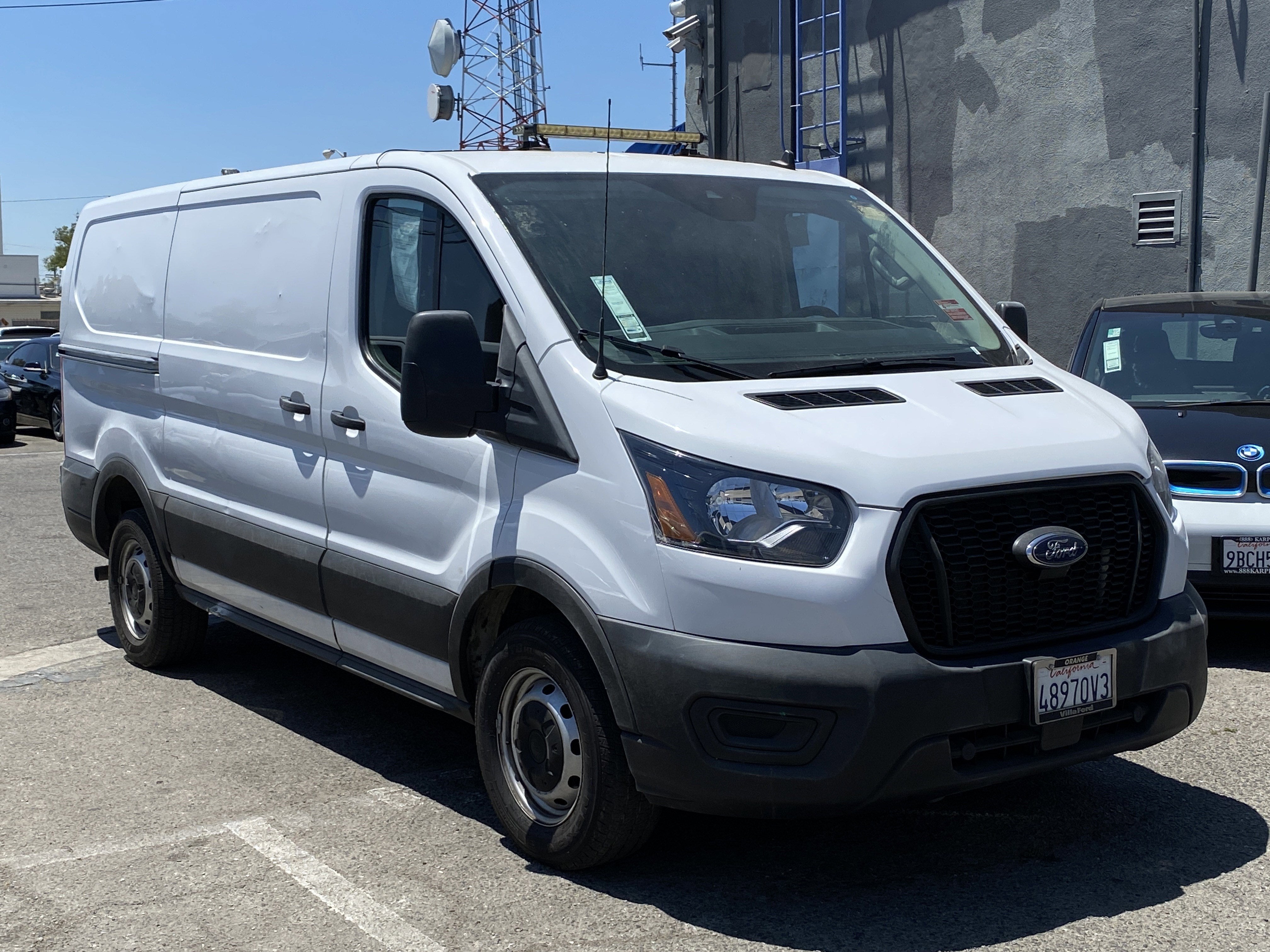 2023 Ford Transit Cargo Van T-150 130" Low Rf 8670 GVWR RWD