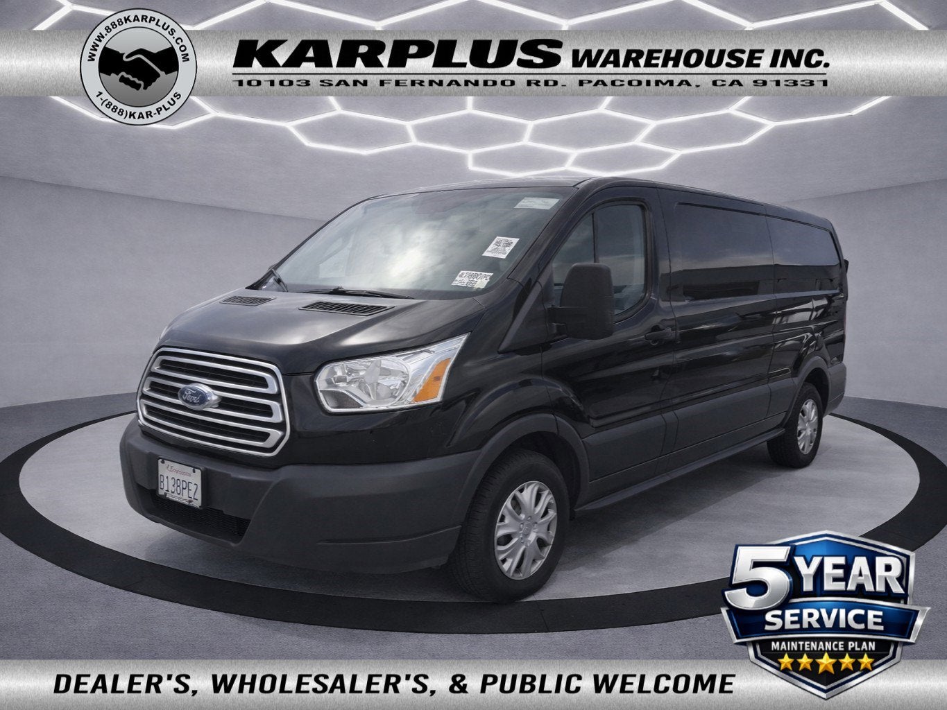 2018 Ford Transit Van T-150 130" Low Rf 8600 GVWR Sliding RH Dr