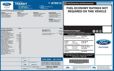 2015 Ford Transit Cargo Van Base