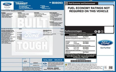 2019 Ford Transit Van T-250 148" Med Rf 9000 GVWR Sliding RH Dr
