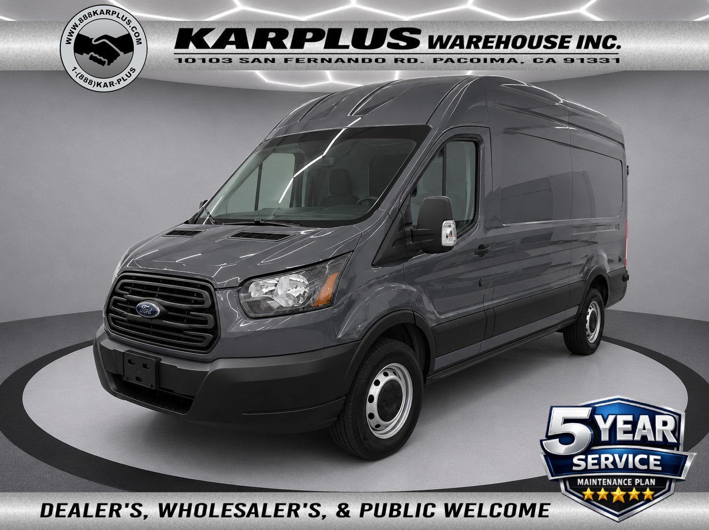 2019 Ford Transit Van T-250 148" EL Hi Rf 9000 GVWR Sliding RH Dr
