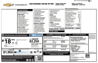 2022 Chevrolet Silverado 1500 Work Truck