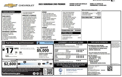 2023 Chevrolet Suburban Premier