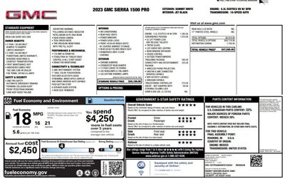 2023 GMC Sierra 1500 Pro
