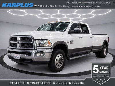 2018 RAM 3500 LARAMIE 4X4 CREW CAB 8' B