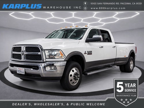 2018 RAM 3500 LARAMIE 4X4 CREW CAB 8' B