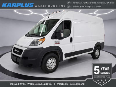 2022 RAM ProMaster Cargo Van 1500 HIGH ROOF 136 WB