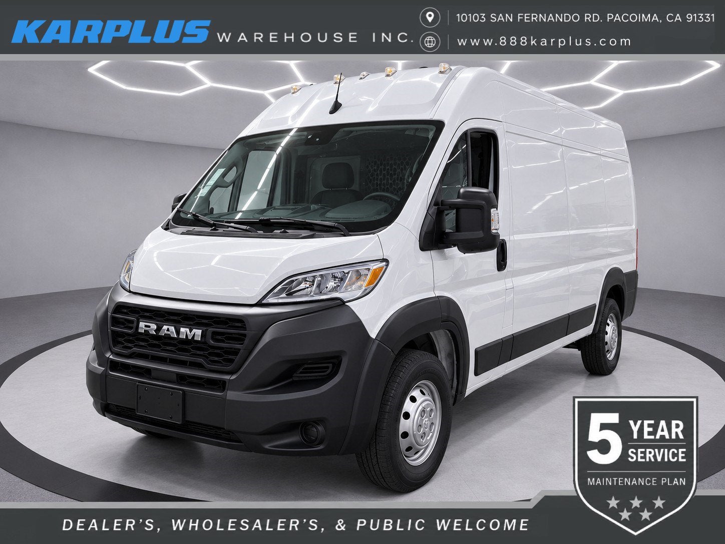 2023 RAM ProMaster Cargo Van 2500 HIGH ROOF 159 WB