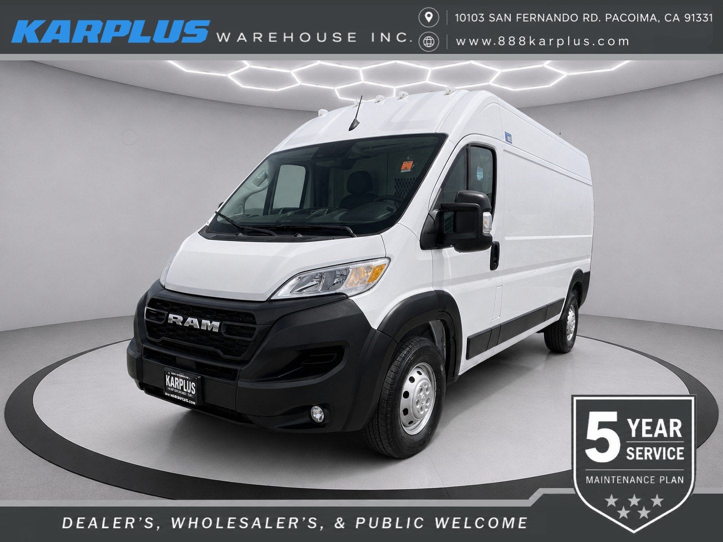 2023 RAM ProMaster Cargo Van 3500 High Roof 159" WB