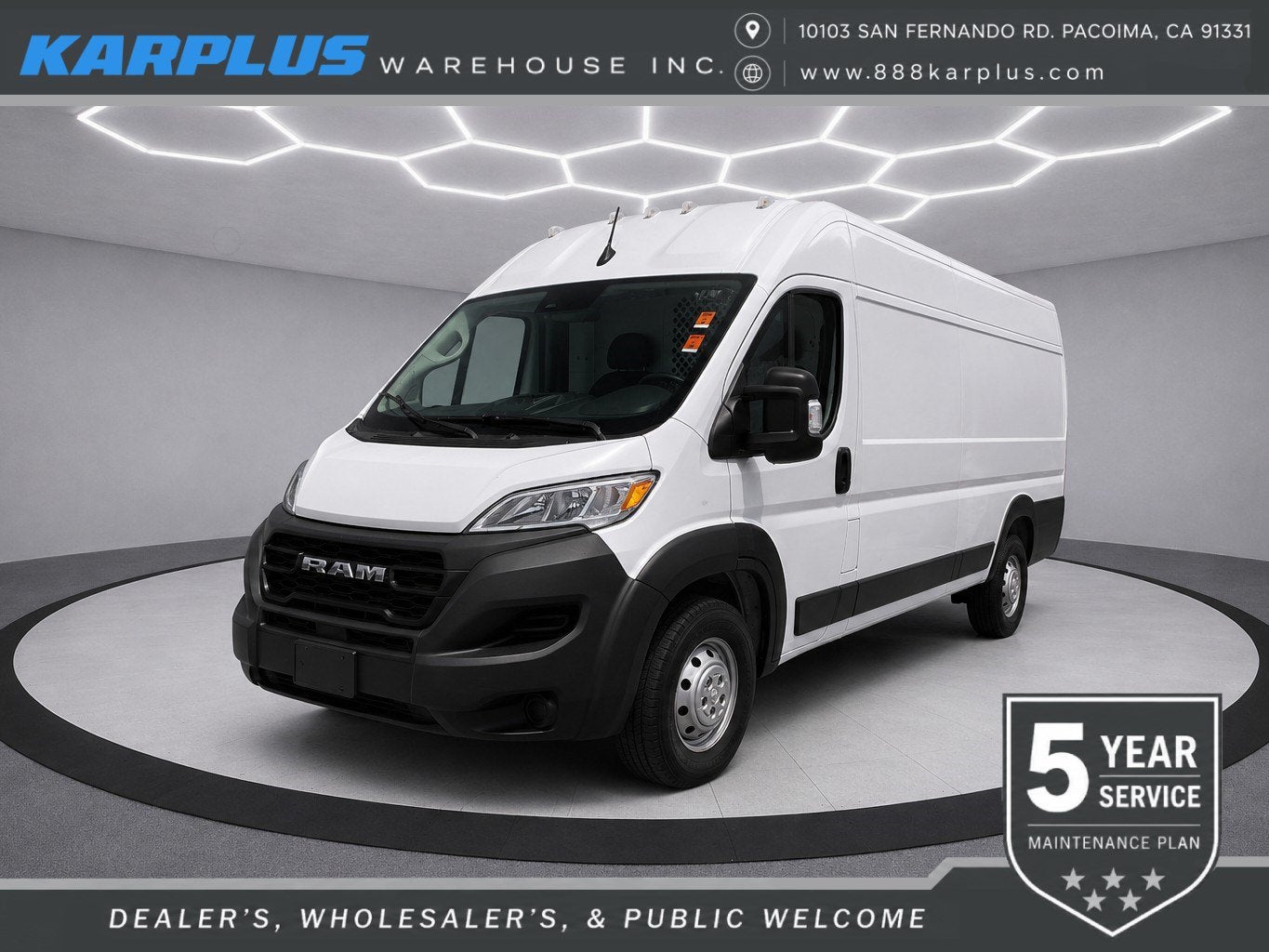 2023 RAM ProMaster Cargo Van 3500 High Roof 159" WB EXT