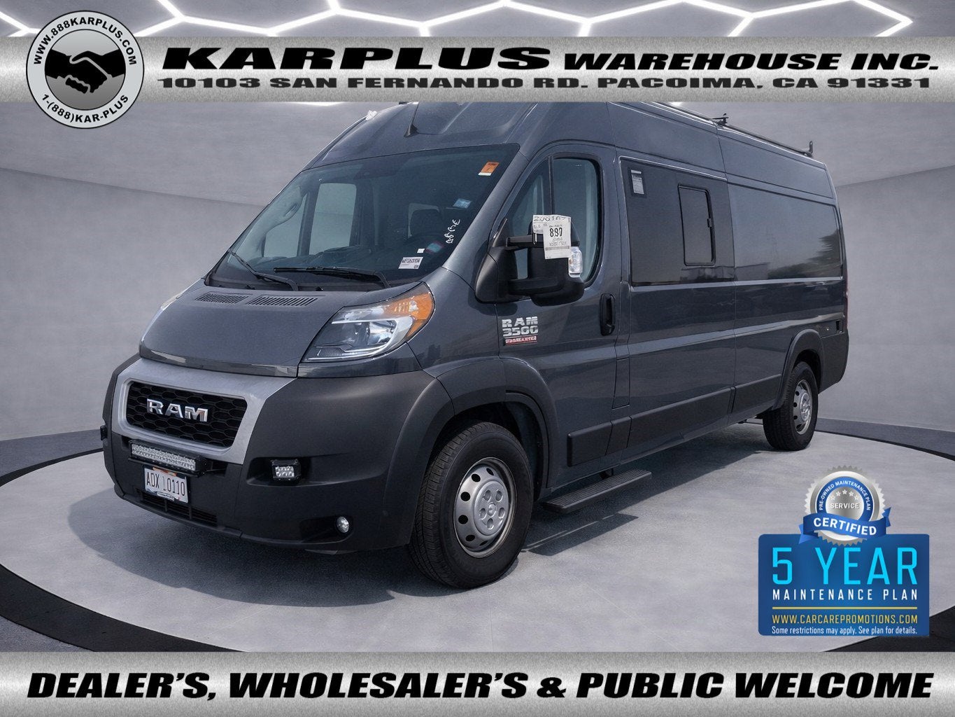 2022 RAM ProMaster Cargo Van 3500 High Roof 159" WB EXT