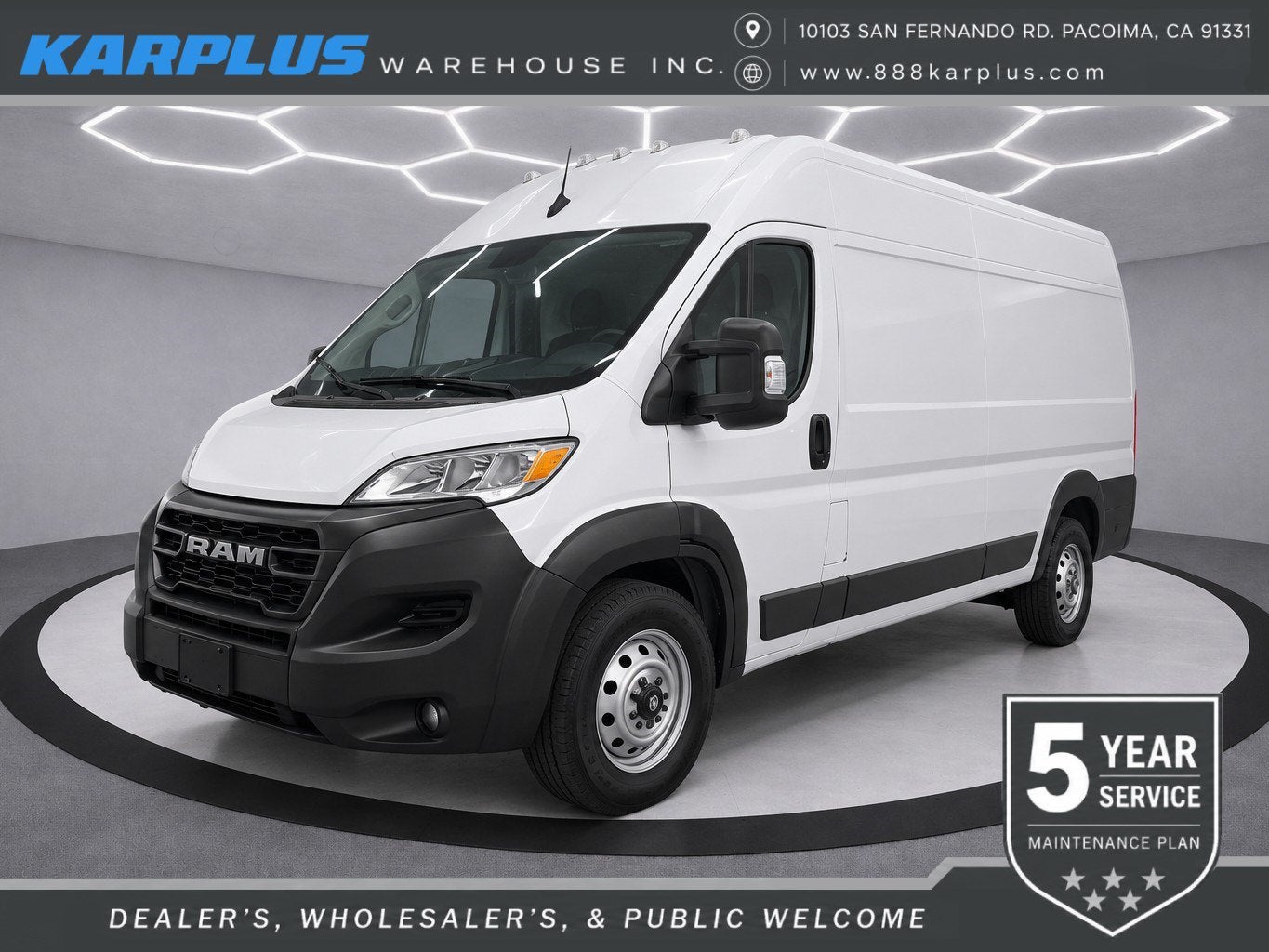 2023 RAM ProMaster Cargo Van 3500 HIGH ROOF 159 WB EX