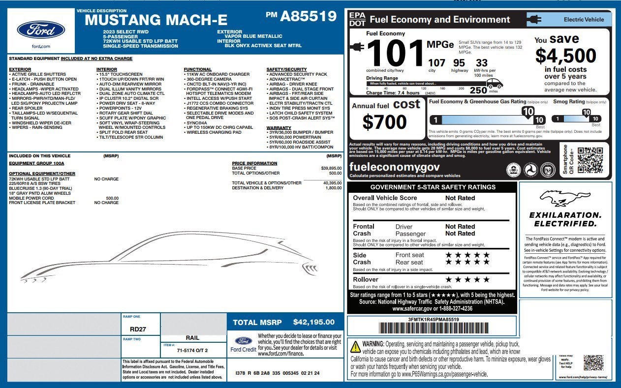 2023 Ford Mustang Mach-E Select