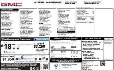 2022 GMC Sierra 1500 Elevation