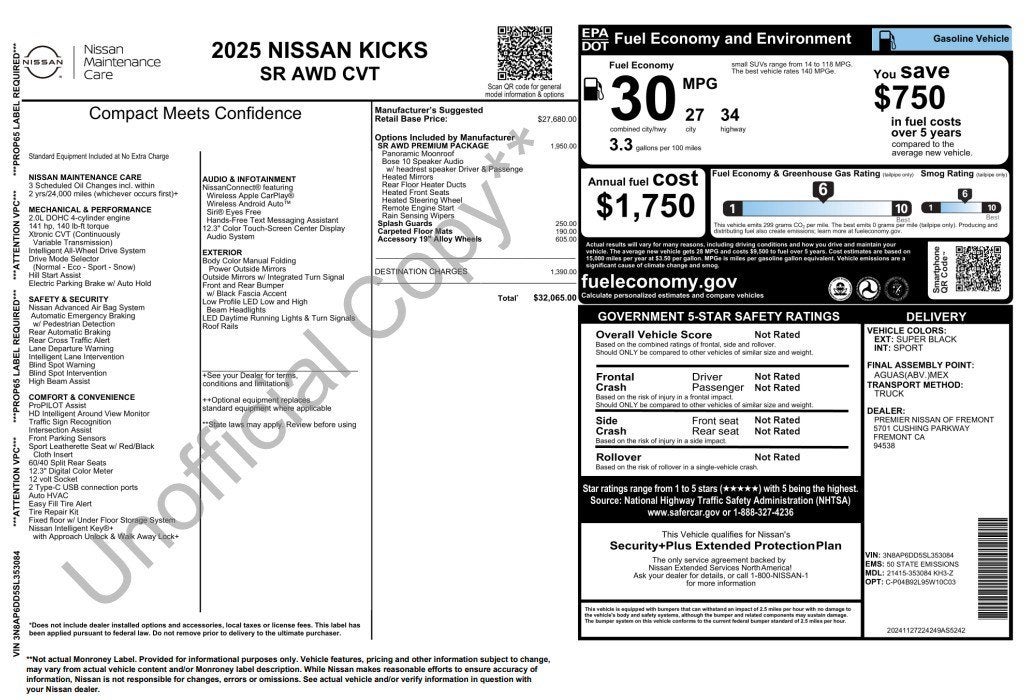 2025 Nissan Kicks SR