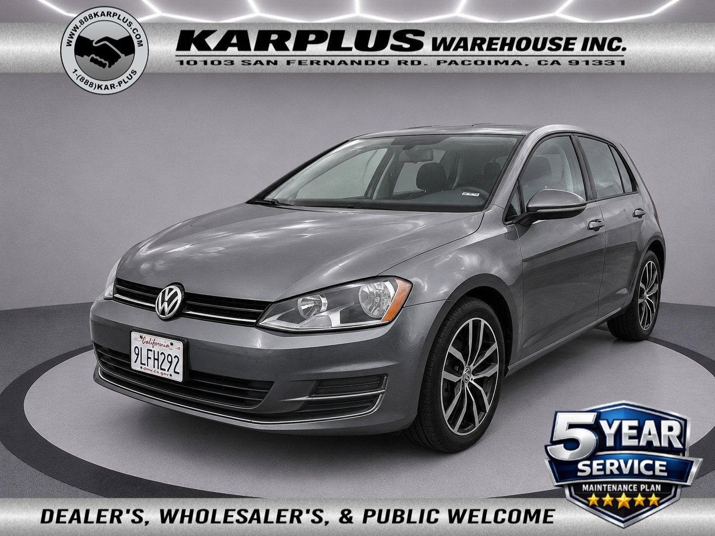 2015 Volkswagen Golf TSI S w/Sunroof