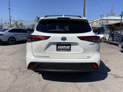 2021 Toyota Highlander Hybrid XLE