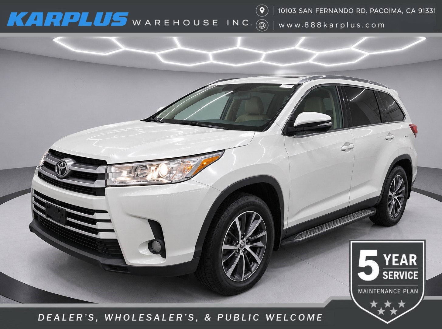2019 Toyota Highlander XLE V6 FWD