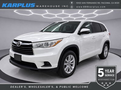 2016 Toyota Highlander FWD 4DR I4 LE