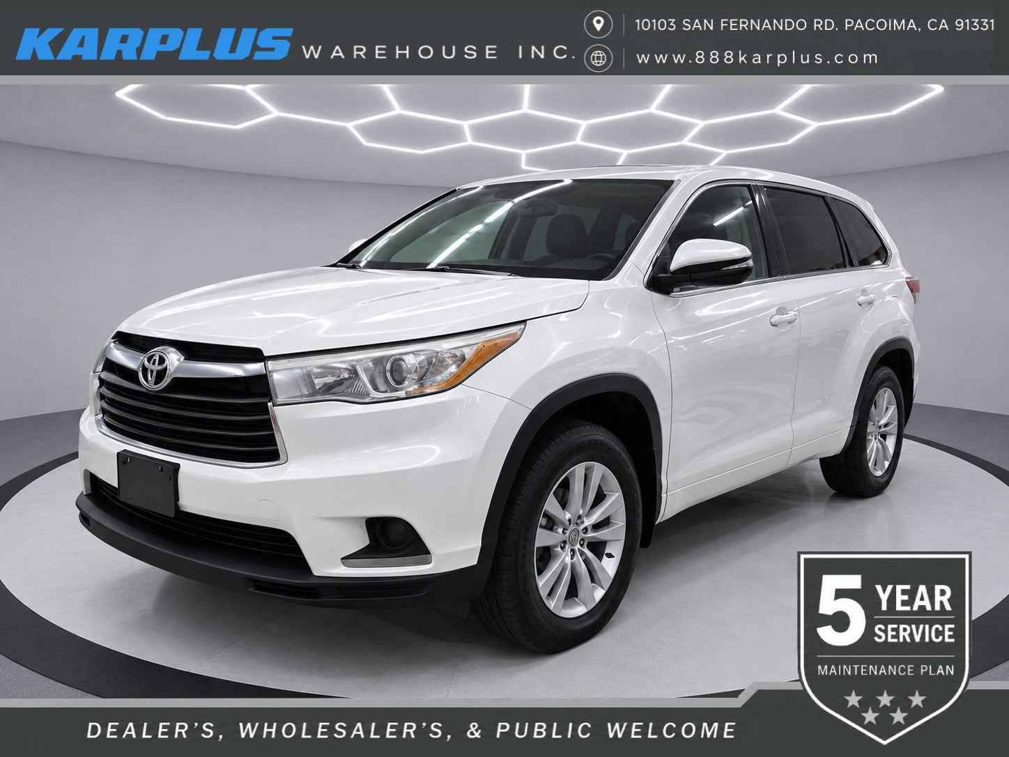 2016 Toyota Highlander FWD 4DR I4 LE