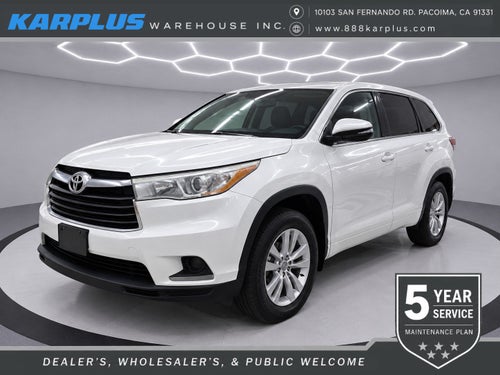 2016 Toyota Highlander FWD 4DR I4 LE