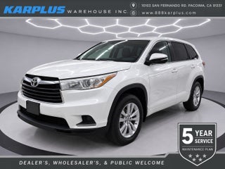 2016 Toyota Highlander FWD 4DR I4 LE