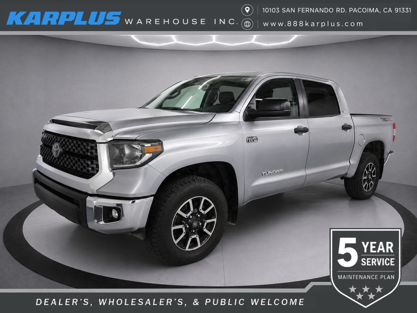 2020 Toyota Tundra 4WD SR5 CREWMAX 5.5' BED 5.7L