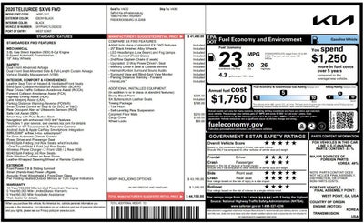 2020 Kia Telluride SX