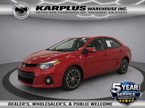 2016 Toyota Corolla S w/Special Edition Pkg