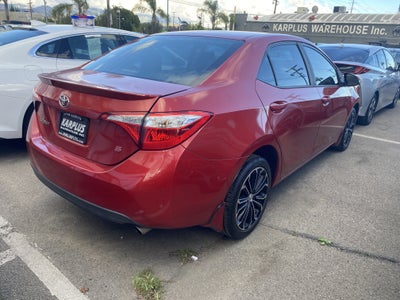 2016 Toyota Corolla S w/Special Edition Pkg