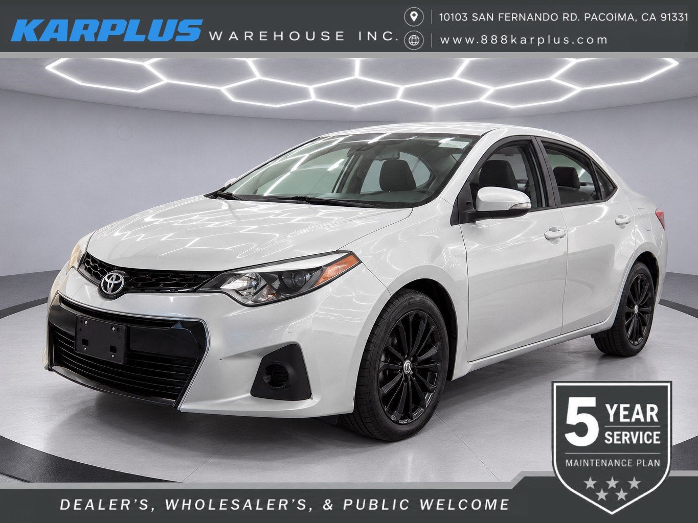 2015 Toyota Corolla 4DR SDN CVT S PLUS (GS)