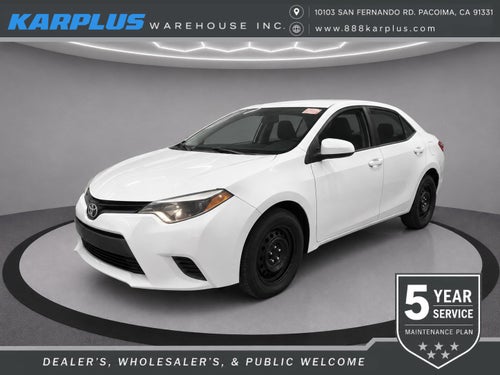 2015 Toyota Corolla L