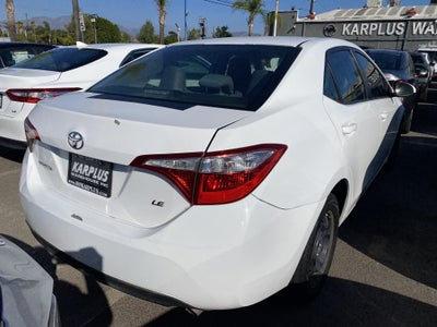 2015 Toyota Corolla 4DR SDN CVT LE (GS)
