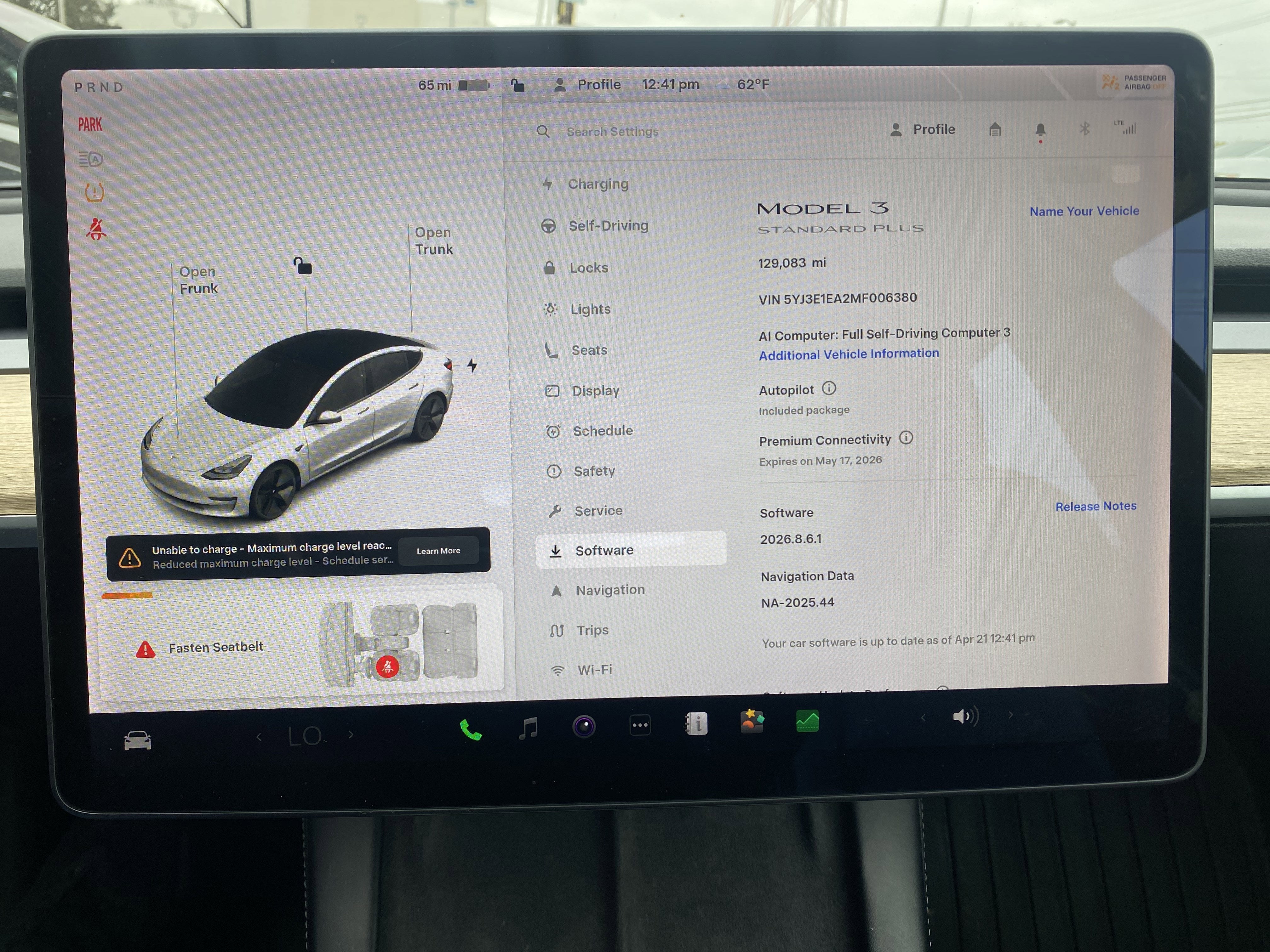 2021 Tesla Model 3 Standard Range Plus