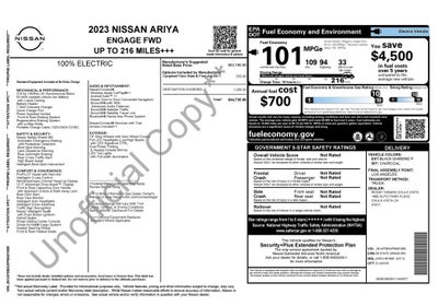 2023 Nissan ARIYA ENGAGE FWD