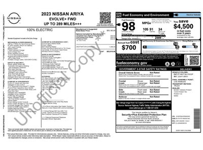 2023 Nissan ARIYA EVOLVE+