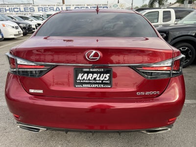 2016 Lexus GS 200t 4dr Sdn RWD